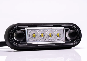 Led Front marker. with Pipe gasket 12/36v FT073